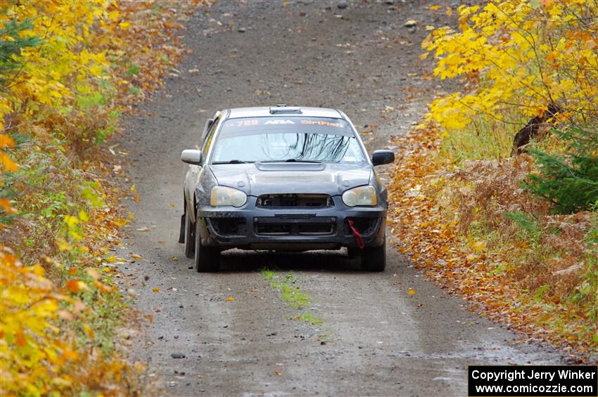 Dylan Murcott / Andrew Sims Subaru WRX STi on SS12, Trouble I.