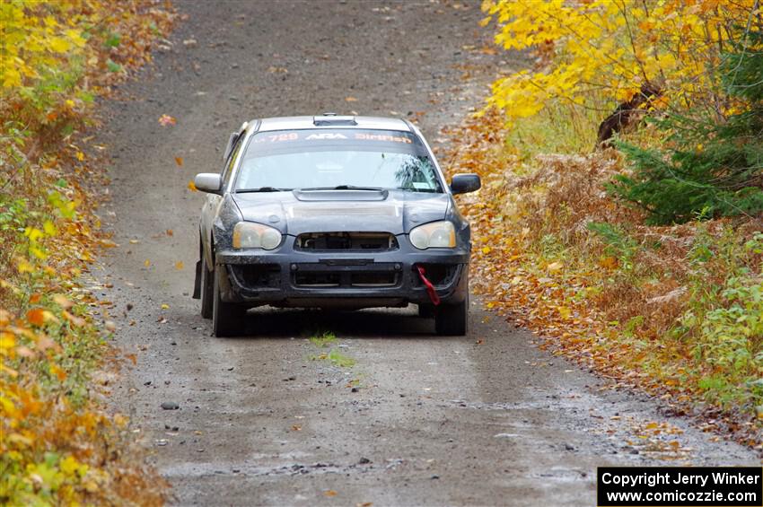 Dylan Murcott / Andrew Sims Subaru WRX STi on SS12, Trouble I.