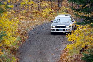 Aidan Hicks / John Hicks Subaru Impreza Wagon on SS12, Trouble I.