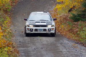 Aidan Hicks / John Hicks Subaru Impreza Wagon on SS12, Trouble I.