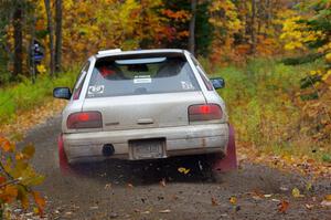 Aidan Hicks / John Hicks Subaru Impreza Wagon on SS12, Trouble I.