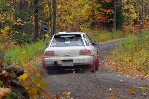 Aidan Hicks / John Hicks Subaru Impreza Wagon on SS12, Trouble I.