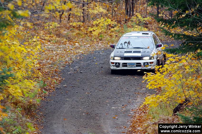 Aidan Hicks / John Hicks Subaru Impreza Wagon on SS12, Trouble I.