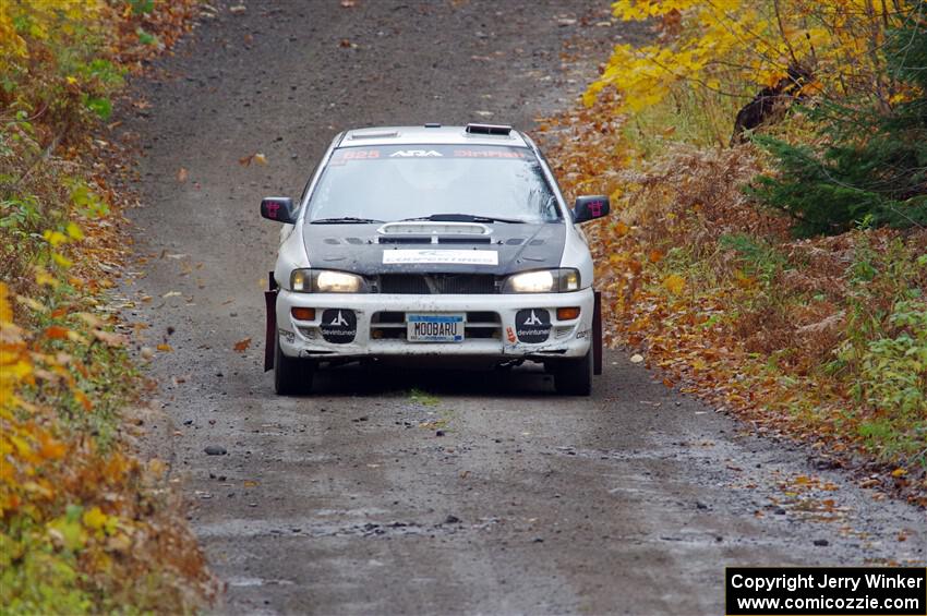 Aidan Hicks / John Hicks Subaru Impreza Wagon on SS12, Trouble I.