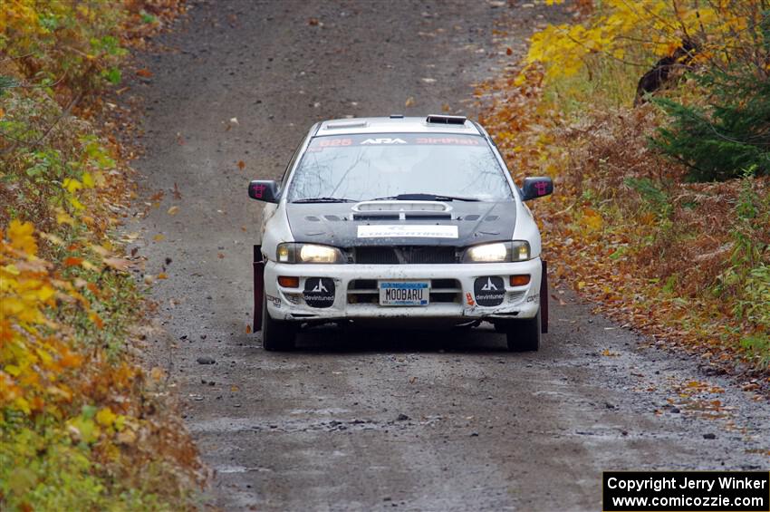 Aidan Hicks / John Hicks Subaru Impreza Wagon on SS12, Trouble I.