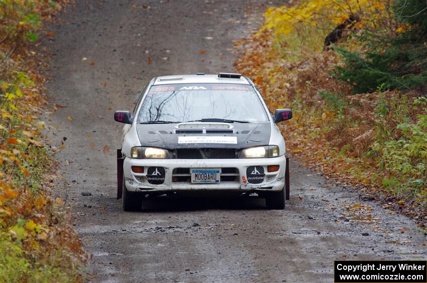 Aidan Hicks / John Hicks Subaru Impreza Wagon on SS12, Trouble I.