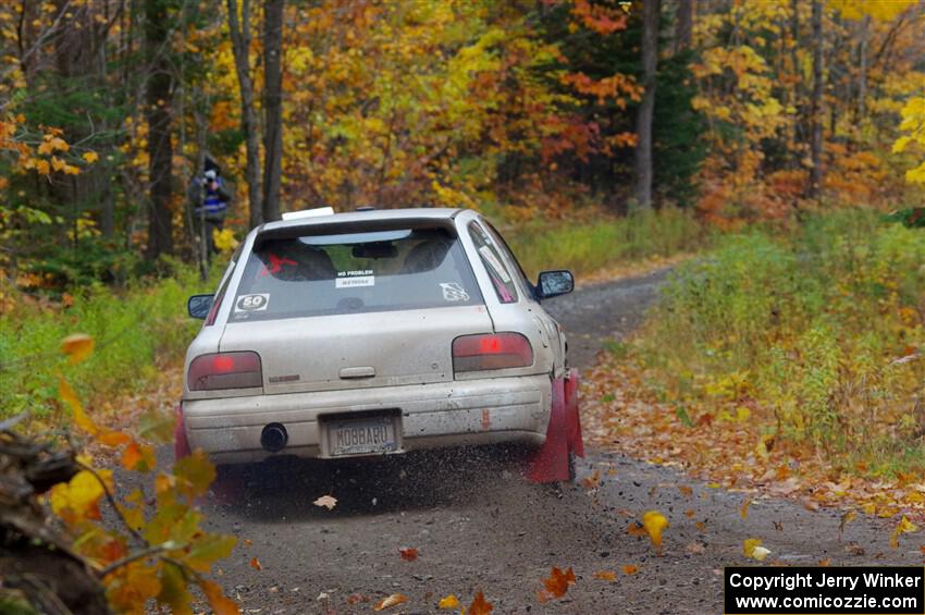 Aidan Hicks / John Hicks Subaru Impreza Wagon on SS12, Trouble I.