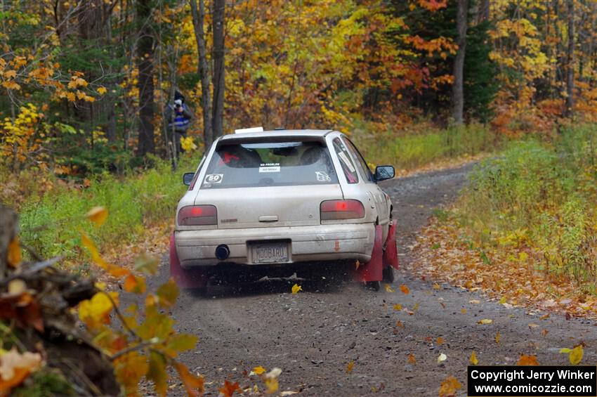 Aidan Hicks / John Hicks Subaru Impreza Wagon on SS12, Trouble I.