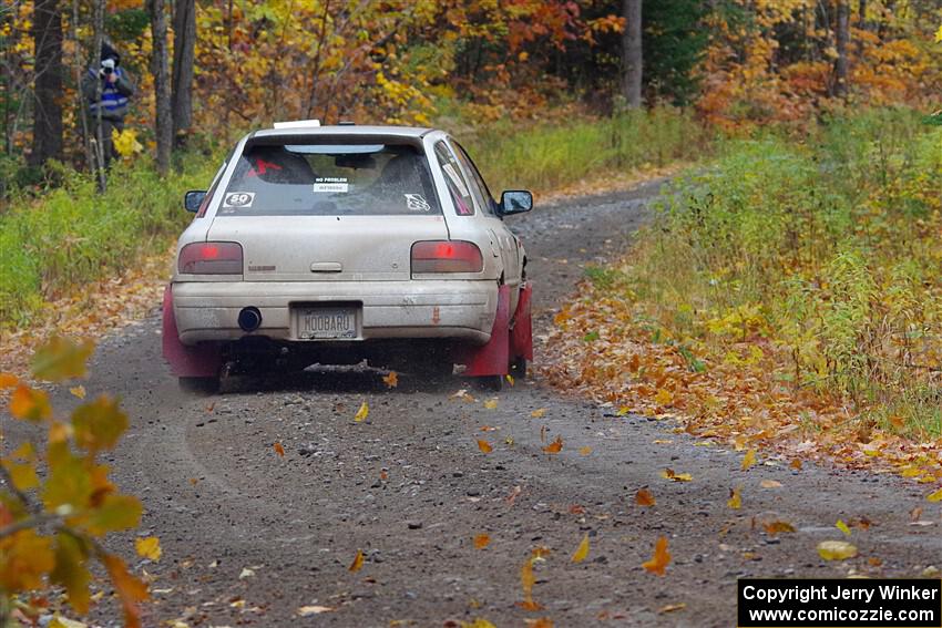 Aidan Hicks / John Hicks Subaru Impreza Wagon on SS12, Trouble I.