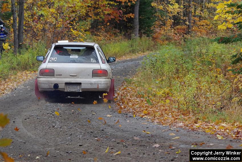 Aidan Hicks / John Hicks Subaru Impreza Wagon on SS12, Trouble I.