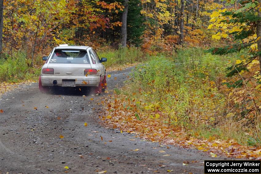 Aidan Hicks / John Hicks Subaru Impreza Wagon on SS12, Trouble I.