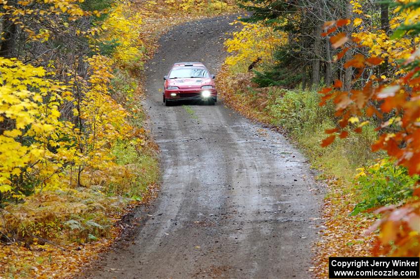 Vivian Campbell / Michael Hordijk Honda Civic on SS12, Trouble I.