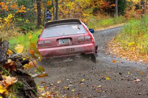 Vivian Campbell / Michael Hordijk Honda Civic on SS12, Trouble I.