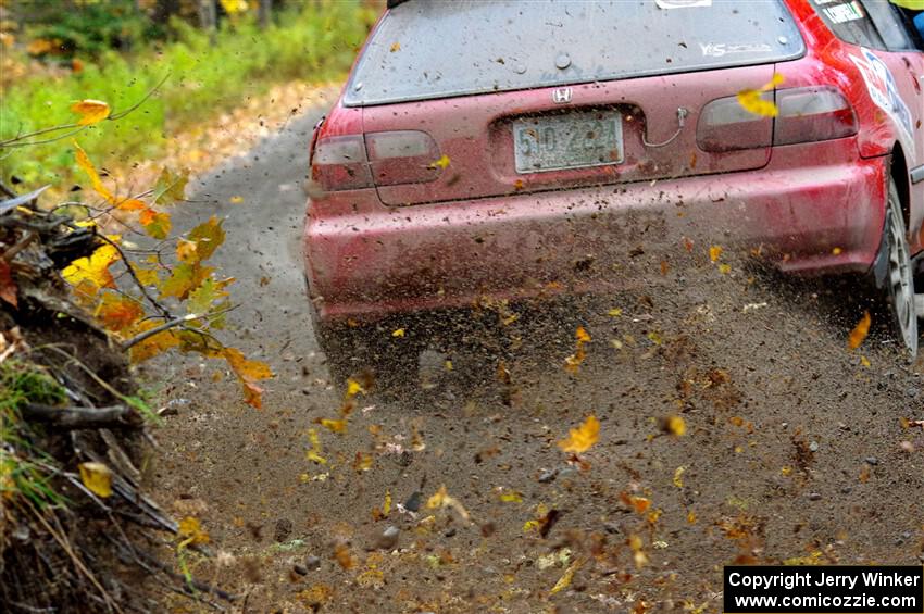 Vivian Campbell / Michael Hordijk Honda Civic on SS12, Trouble I.