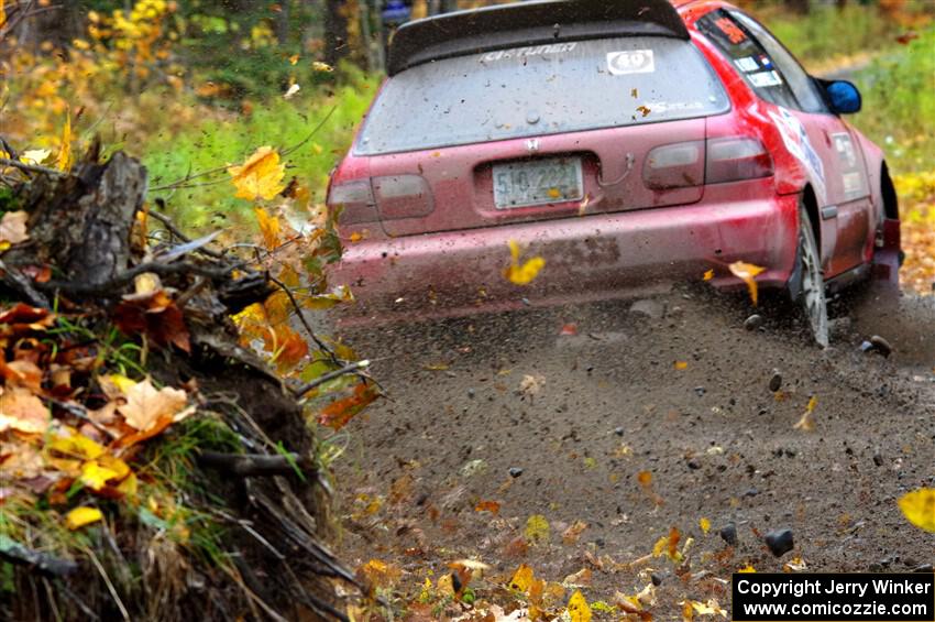 Vivian Campbell / Michael Hordijk Honda Civic on SS12, Trouble I.