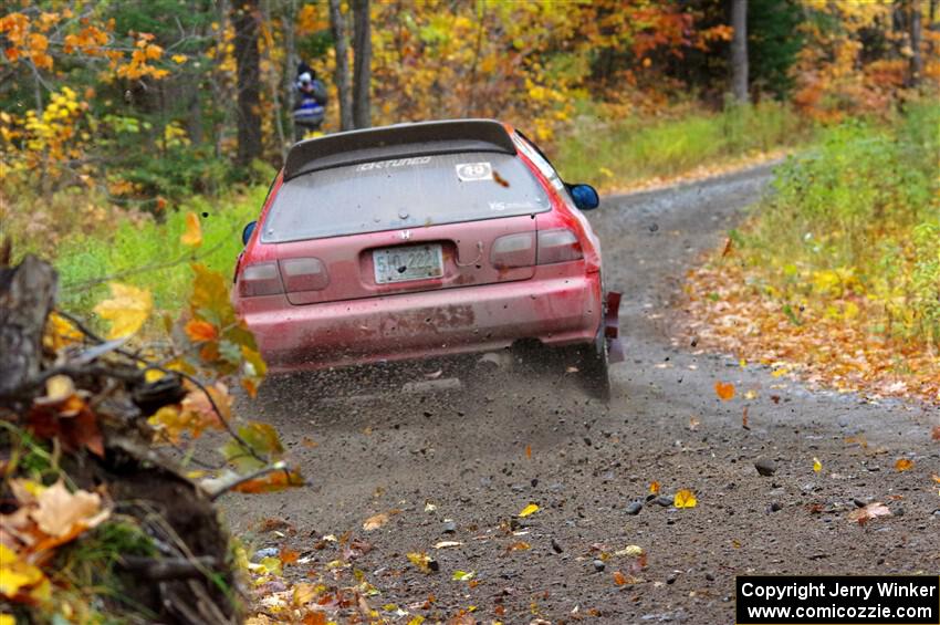 Vivian Campbell / Michael Hordijk Honda Civic on SS12, Trouble I.