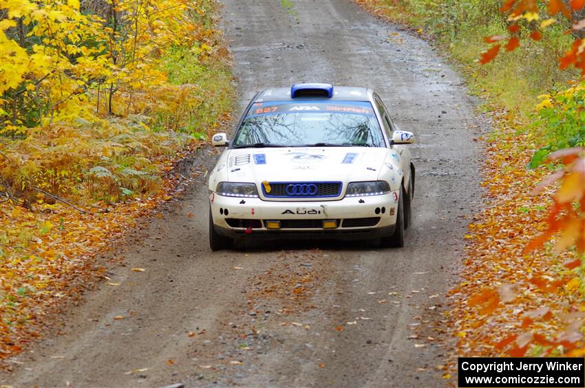 Tim Michel / Shanti Witt Audi A4 Quattro on SS12, Trouble I.