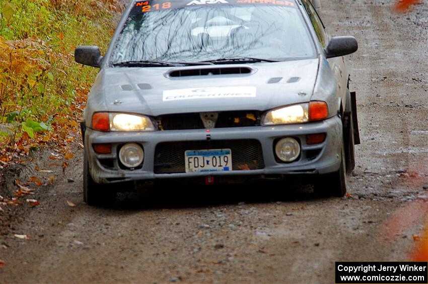 Nick Morris / Josh Kemp Subaru Impreza on SS12, Trouble I.