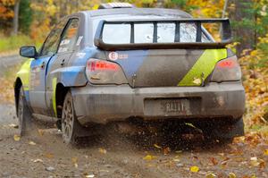 Colin Gleason / Quinn Trumbower Subaru Impreza 2.5RS on SS12, Trouble I.