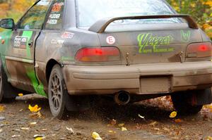 Jordan Locher / Tom Addison Subaru Impreza 2.5RS on SS12, Trouble I.