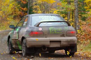 Jordan Locher / Tom Addison Subaru Impreza 2.5RS on SS12, Trouble I.