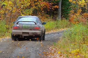 Jordan Locher / Tom Addison Subaru Impreza 2.5RS on SS12, Trouble I.