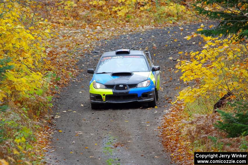 Colin Gleason / Quinn Trumbower Subaru Impreza 2.5RS on SS12, Trouble I.