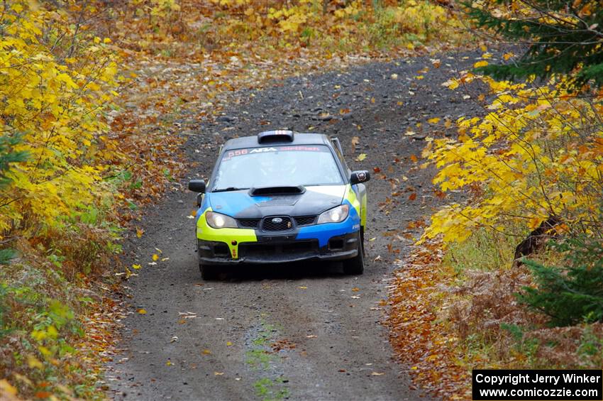 Colin Gleason / Quinn Trumbower Subaru Impreza 2.5RS on SS12, Trouble I.