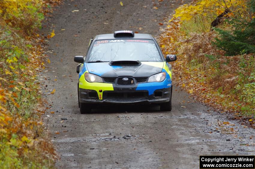 Colin Gleason / Quinn Trumbower Subaru Impreza 2.5RS on SS12, Trouble I.