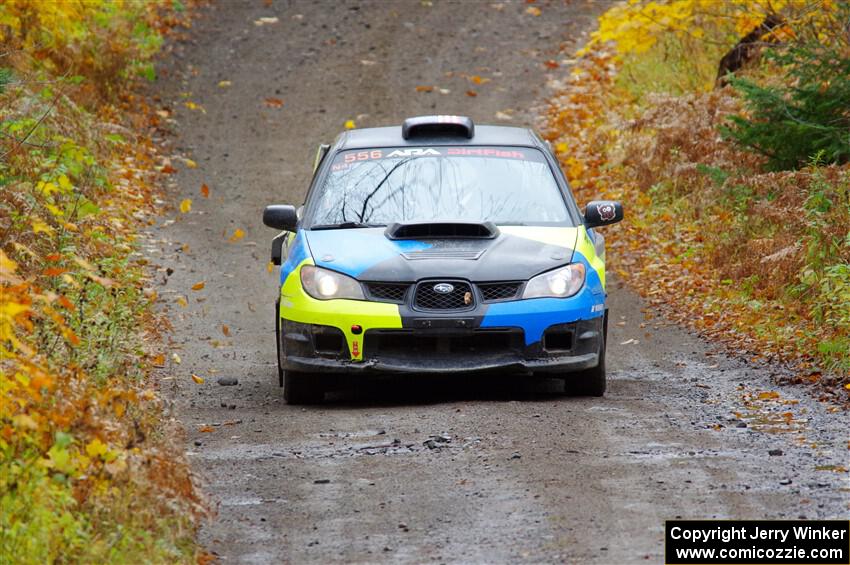 Colin Gleason / Quinn Trumbower Subaru Impreza 2.5RS on SS12, Trouble I.