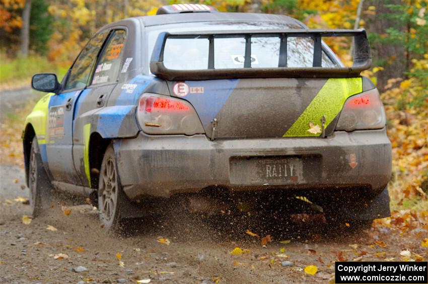 Colin Gleason / Quinn Trumbower Subaru Impreza 2.5RS on SS12, Trouble I.