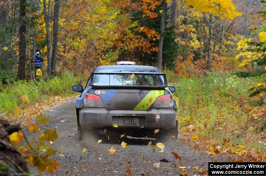 Colin Gleason / Quinn Trumbower Subaru Impreza 2.5RS on SS12, Trouble I.