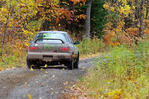 Jordan Locher / Tom Addison Subaru Impreza 2.5RS on SS12, Trouble I.