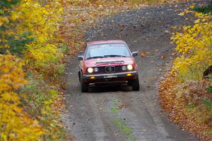 Levi Johnson / Griffin Johnson BMW 325e on SS12, Trouble I.