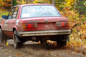 Levi Johnson / Griffin Johnson BMW 325e on SS12, Trouble I.