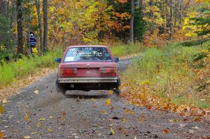 Levi Johnson / Griffin Johnson BMW 325e on SS12, Trouble I.