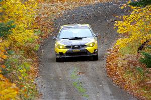 Colin Schulz / Jake Carlson Subaru WRX STi on SS12, Trouble I.