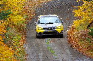 Colin Schulz / Jake Carlson Subaru WRX STi on SS12, Trouble I.