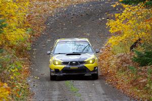 Colin Schulz / Jake Carlson Subaru WRX STi on SS12, Trouble I.