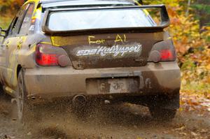 Colin Schulz / Jake Carlson Subaru WRX STi on SS12, Trouble I.