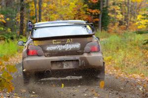 Colin Schulz / Jake Carlson Subaru WRX STi on SS12, Trouble I.