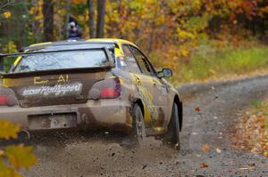 Colin Schulz / Jake Carlson Subaru WRX STi on SS12, Trouble I.