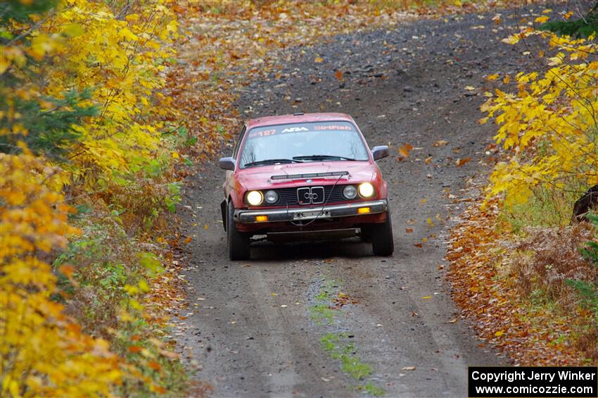 Levi Johnson / Griffin Johnson BMW 325e on SS12, Trouble I.