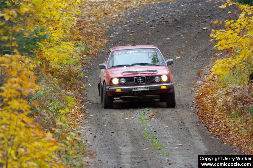 Levi Johnson / Griffin Johnson BMW 325e on SS12, Trouble I.