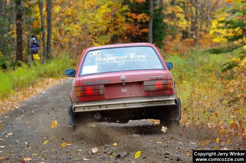 Levi Johnson / Griffin Johnson BMW 325e on SS12, Trouble I.