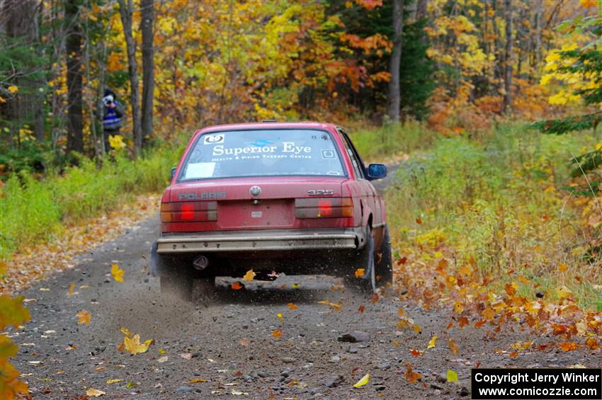 Levi Johnson / Griffin Johnson BMW 325e on SS12, Trouble I.