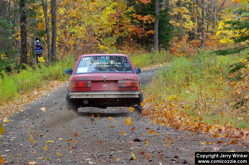 Levi Johnson / Griffin Johnson BMW 325e on SS12, Trouble I.