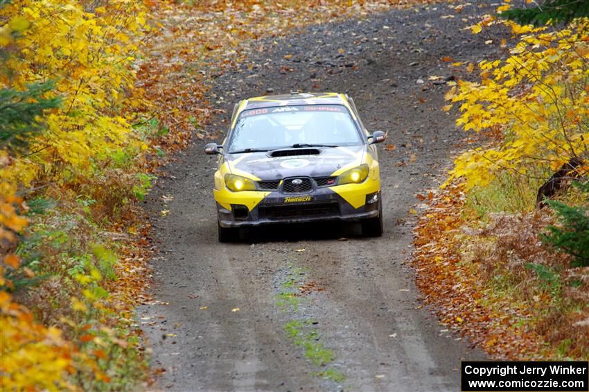 Colin Schulz / Jake Carlson Subaru WRX STi on SS12, Trouble I.