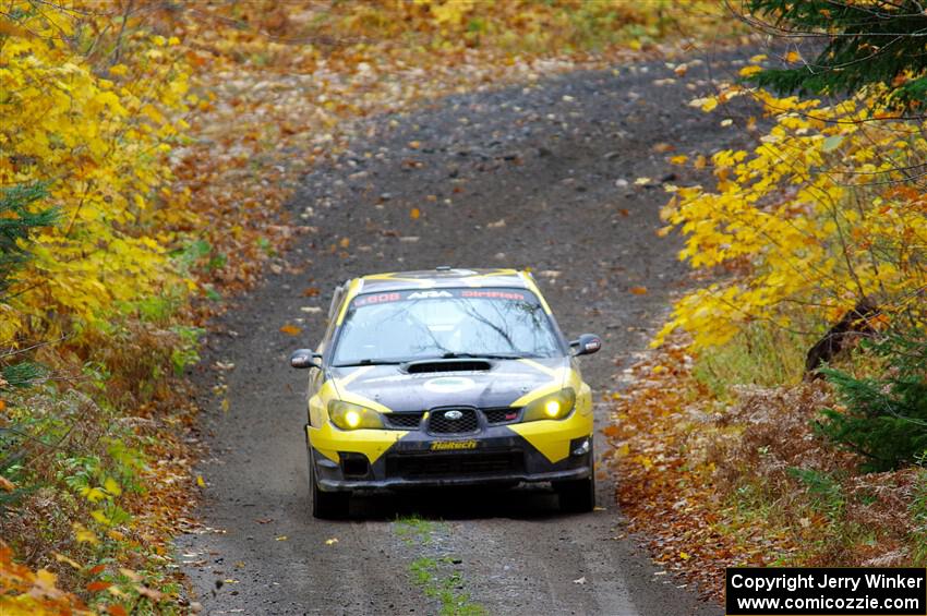 Colin Schulz / Jake Carlson Subaru WRX STi on SS12, Trouble I.