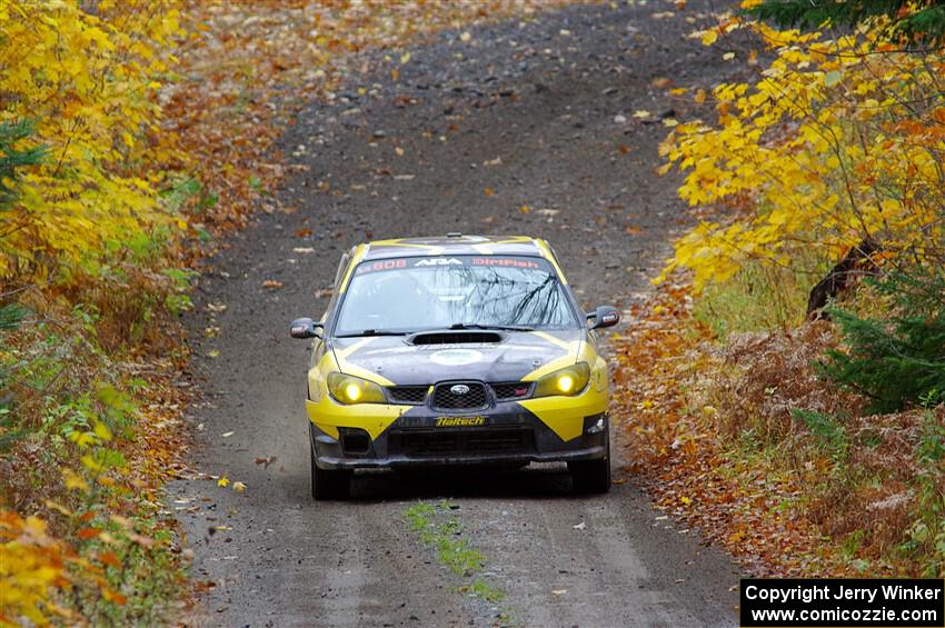 Colin Schulz / Jake Carlson Subaru WRX STi on SS12, Trouble I.